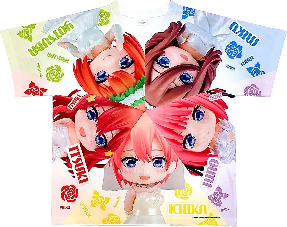 グッドスマイルカンパニー[GOOD SMILE COMPANY] 五等分の花嫁∽ ねんどろいどぷらす フルグラフィックTシャツ