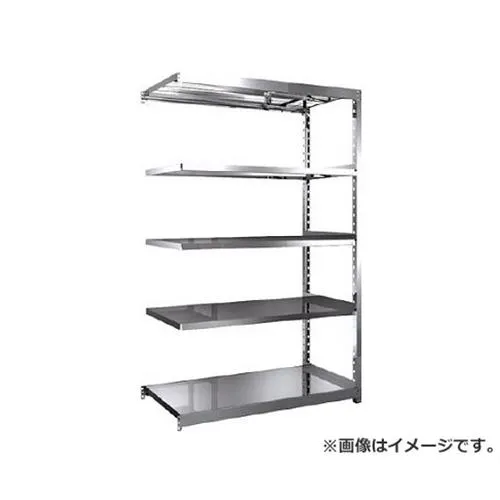 TRUSCO ステンレス軽中量棚 増結 W1160XD600XH1800 5段 SM26465B [r21][s9-034]