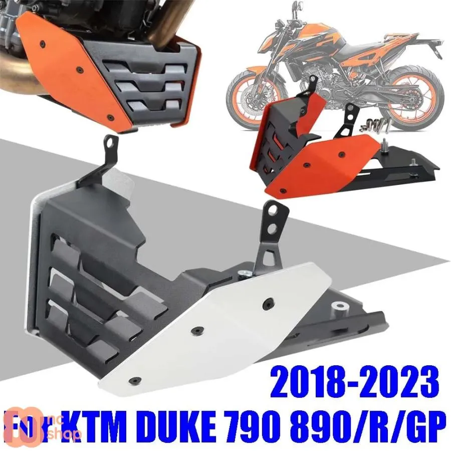 【並行輸入品】 バイクエンジン保護カバー シャーシベースガード バッシュスキッドプレートプロテクター KTM デューク 790 890 デューク GP デューク790 アク