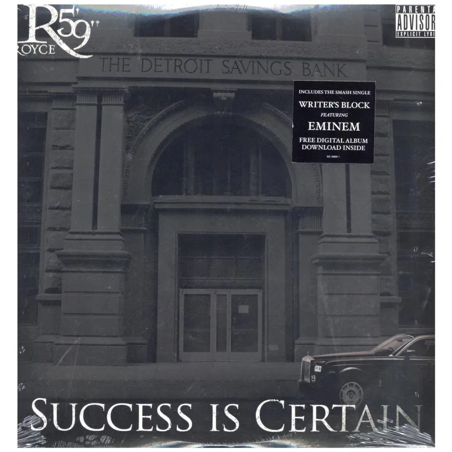 【レコード】ROYCE DA 5'9'' - SUCCESS IS CERTAIN 2xLP US 2011年リリース