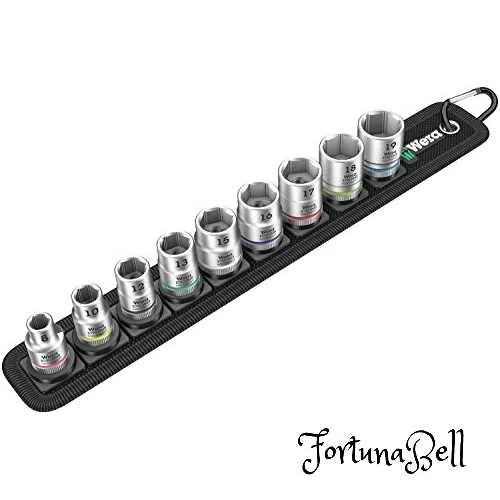 WERA ヴェラ 差込角3/8DR 9点組ビットソケットセット サイクロップラチェット用 003973