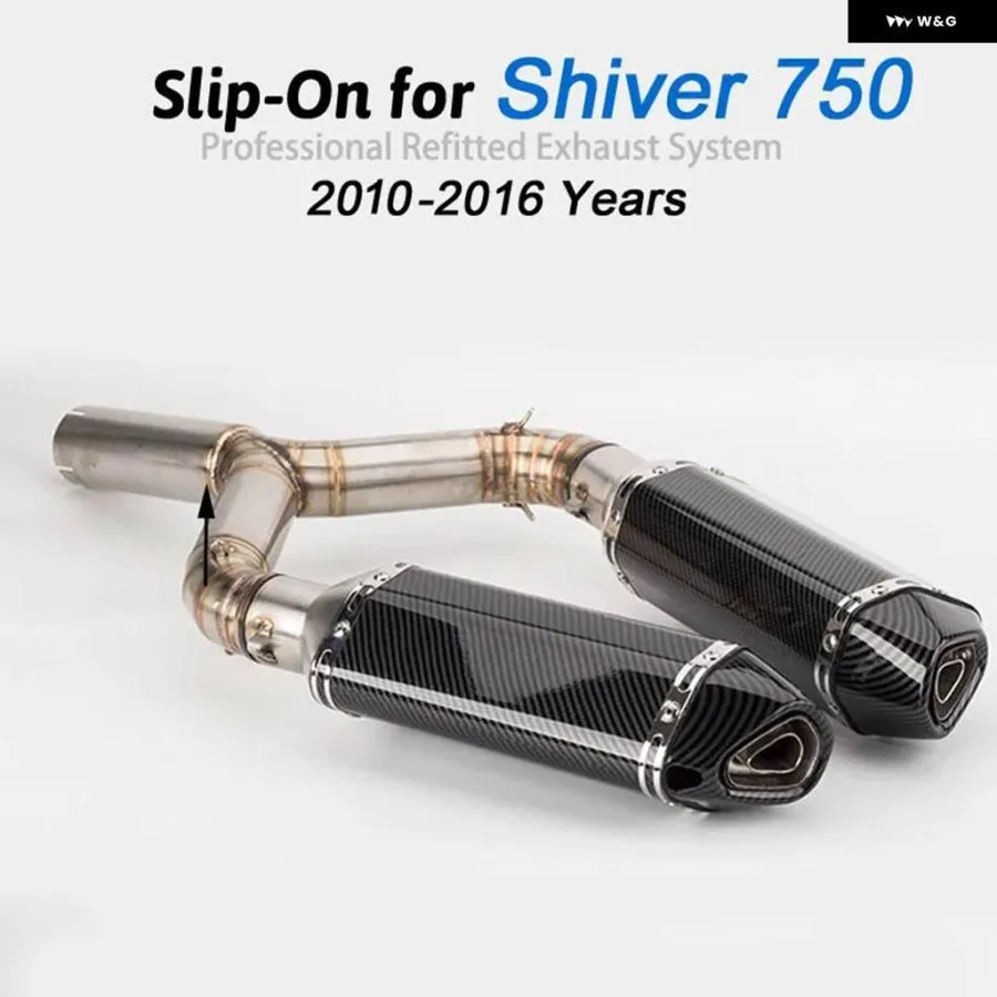 並行輸入品バイク マフラー SHIVER750 マフラー SHIVER 750 ミドルセクション
