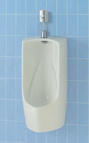 【小便器一式セット】 【メーカー直送のみ】 LIXIL・INAX パブリックトイレ 小便器【YU-411R】(アクアセラミック) BW1 フランジ(塩ビ排水管用)【UF-104BWP】 バックハンガー【SF-10E】 自動フラッシュバルブ【OKU-AT131SD】 【代引・後払決済不可】 【純正品】