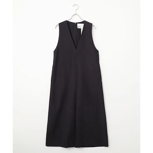 SEASON STYLE LAB / シーズンスタイルラボ コットンシルクラミーノースリーブワンピース