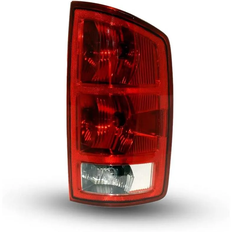 【並行輸入品】Make Auto Parts Manufacturing 後部助手席右側テールライト クリア\u0026レッドレンズ ハロゲン ダッジ・ラム 2