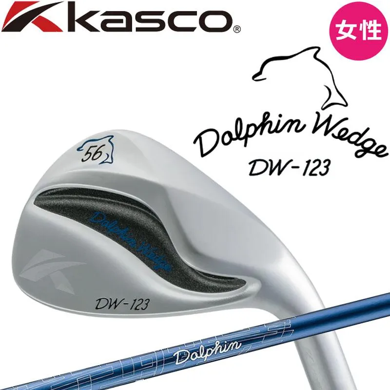 女性用 キャスコ ドルフィン ウェッジ DW-123 for LADIES ストレートネック DP-231 L 2023年モデル ワンツースリー レディース ウエッジ Kasco DOLPHIN WEDGE