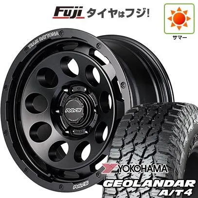 【新品】ランクル250 夏タイヤ ホイール4本セット 265/70R18 ヨコハマ ジオランダー A/T4 G018 RBL RAYS レイズ デイトナ D9 18インチ