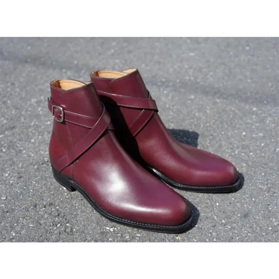 【メンズ】F.LLI Giacometti / フラテッリ ジャコメッティ FG337 ジョッパーブーツ CHATEAUBRIAND LIE DE VIN ボルドー