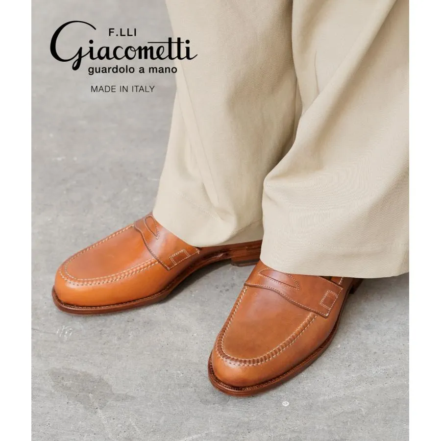 ＼6/2(火)12:00迄！P10倍！／F.lli Giacometti / フラテッリ ジャコメッティ： コインローファー-Loafer-Culatta Cavallo/Tabacco- / 全2色 ： FG257