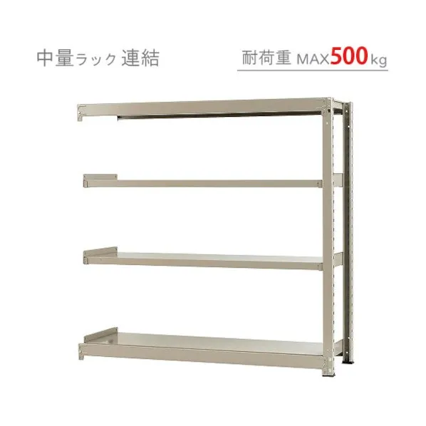 中量500K連結W1500XD600XH1500ニューアイボリ―4段 T500R150601504 1点