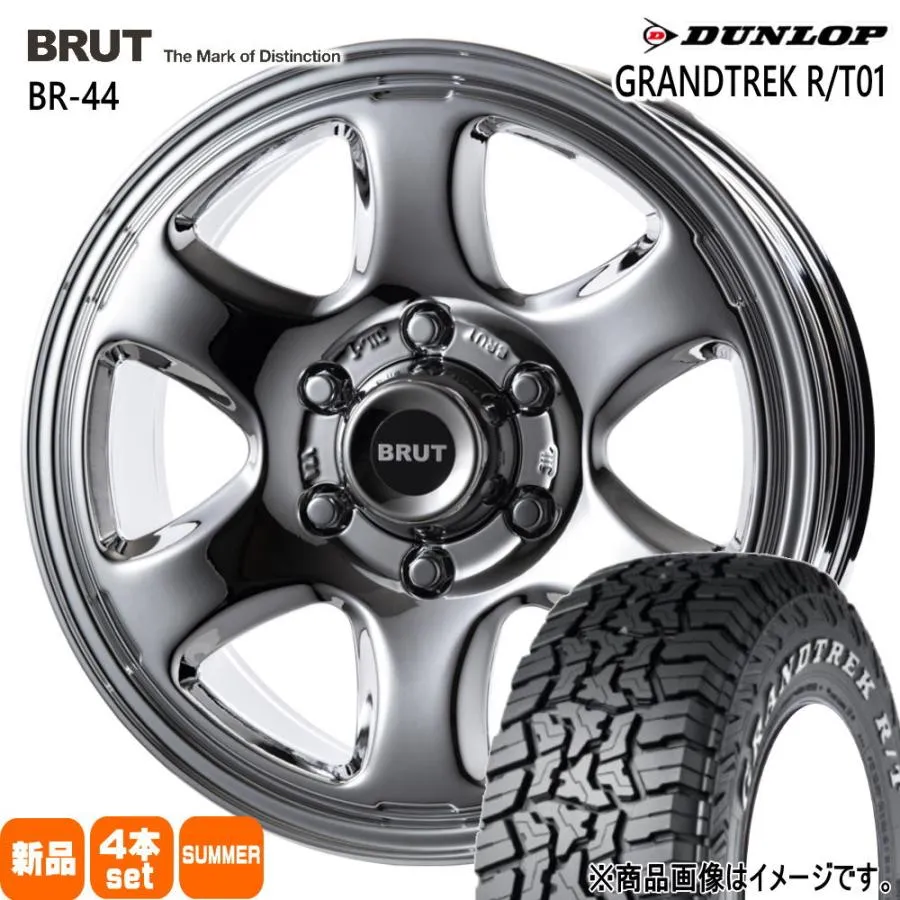 285/70R17 116/113Q LT ダンロップ GRANDTREK R/T01 夏用 サマータイヤ BRUT BR-44 トヨタ ランクル 250