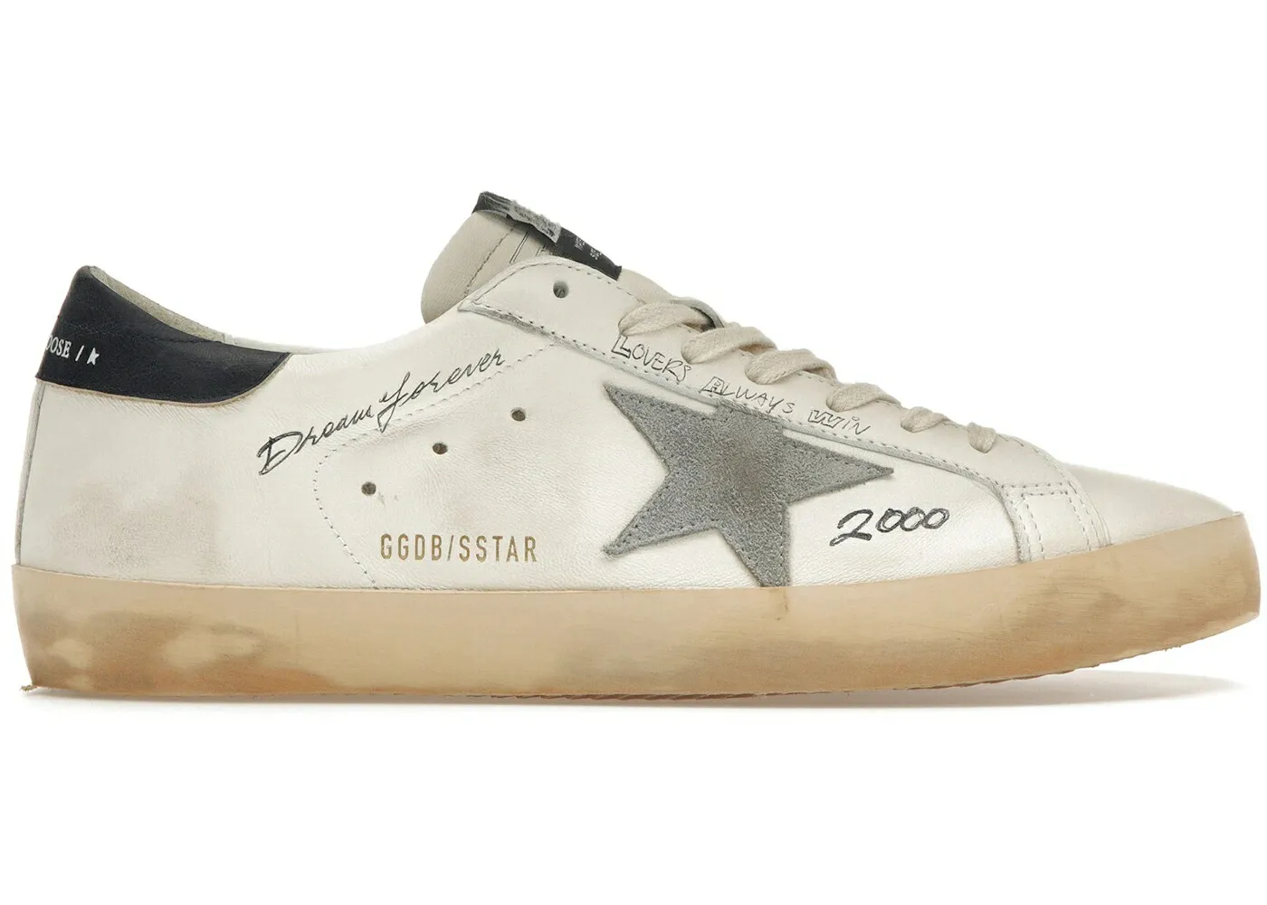 ゴールデングース ドリーム 白色 ホワイト 灰色 グレー 黒色 ブラック スニーカー メンズ GOLDEN GOOSE GOLDEN GOOSE SUPER-STAR DREAM FOREVER WHITE GREY BLACK / WHITE GREY BLACK