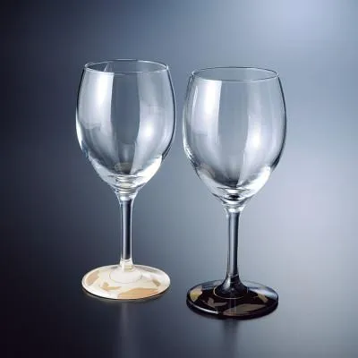 ふるさと納税 海南市 ぬりもん de Verre ワイングラス 蒔絵 万葉鶴 ペア