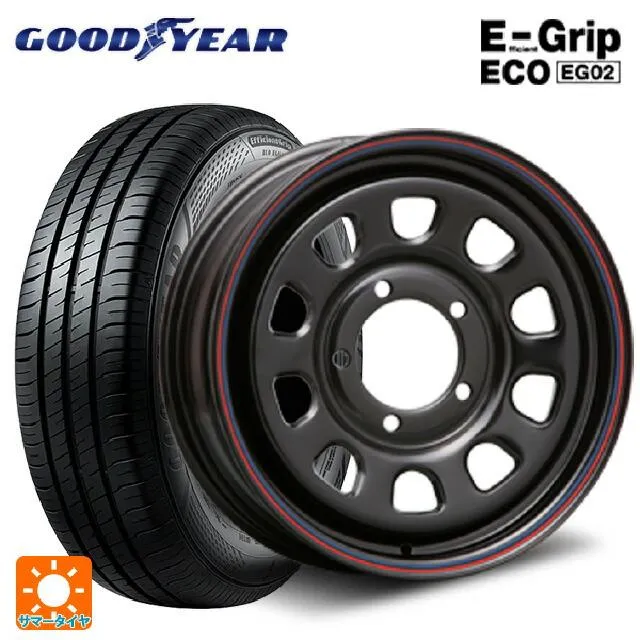 送料無料 サマータイヤホイール 4本セット 215/65R16 98H グッドイヤー エフィシェントグリップ エコ EG02 エムエルジェイ デイトナ