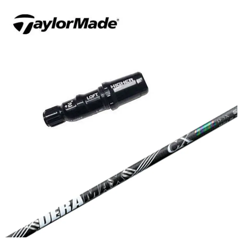 【全品ポイント5倍！5/2 00:00 - 5/6 23:59まで】【スリーブ付きシャフト】テーラーメイド スリーブDERAMAX デラマックス虹デラ CX-D プレミアムシリーズ シャフト