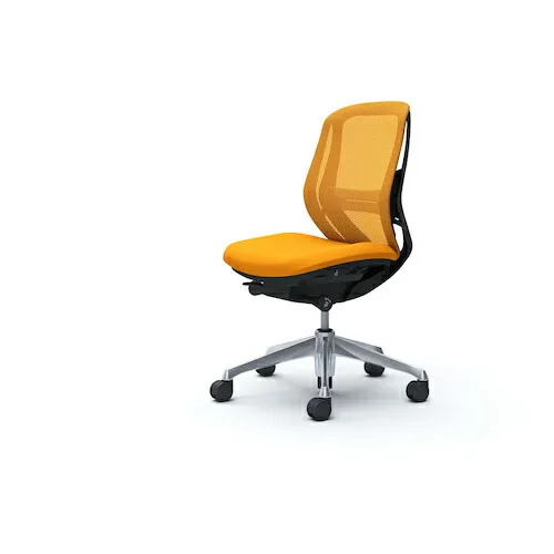 オカムラ ＯＫＡＭＵＲＡ シルフィー 肘なし 背メッシュ ロー ブラックボディ ハンガー無 ランバー有 アルミ脚 【品番：C631BS-FMR8】