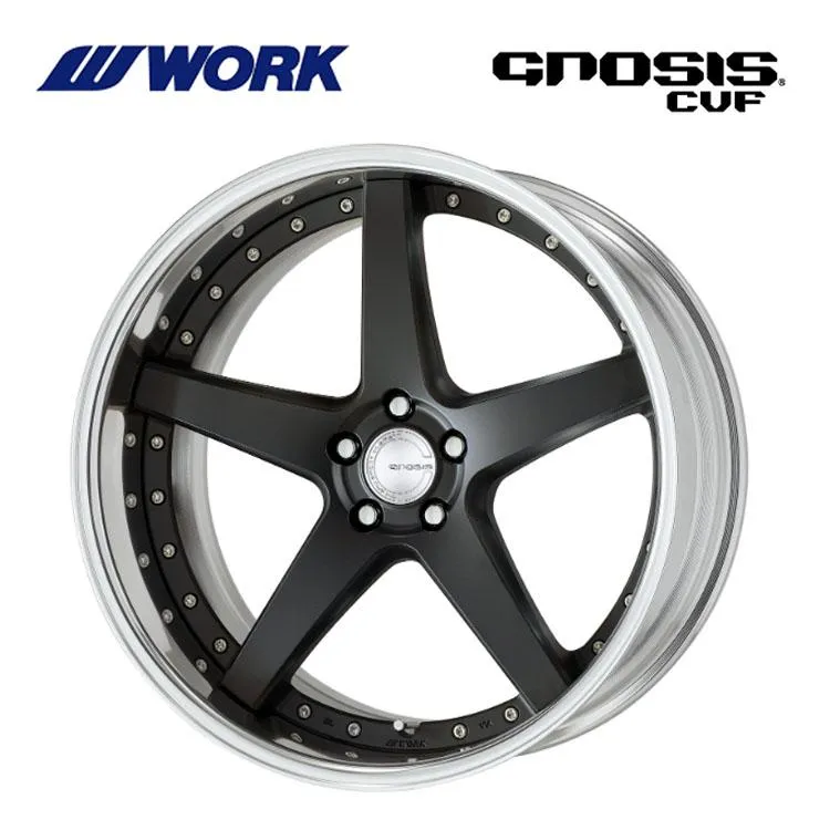 19インチ 5H112 8J 8J+48〜20 5穴 ホイール 【1本単品 新品】 マットブラック GNOSIS CVF FULL REVERSE ミドルコンケイブ DEEP RIM Odisk