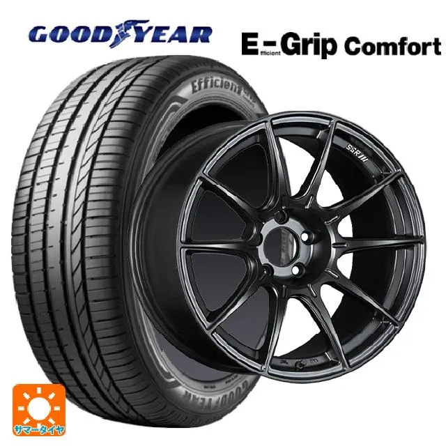 送料無料 サマータイヤホイールセット 215/45R18 93W XL グッドイヤー エフィシェントグリップ コンフォート タナベ SSR GT X0