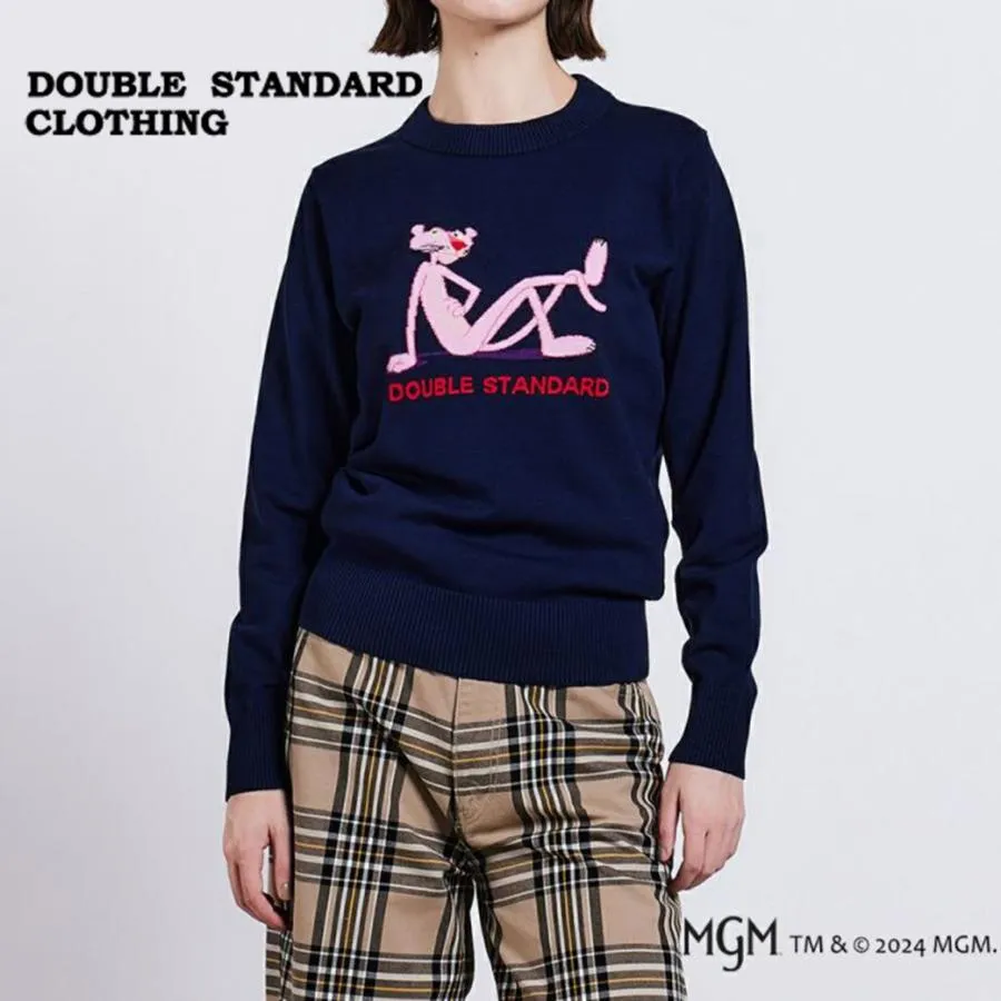 SALE40%OFF DOUBLE STANDARD CLOTHING PINK PANTHER×DSC/ SNOWYニットプルオーバー 0209530243 レディース ダブスタ コラボ