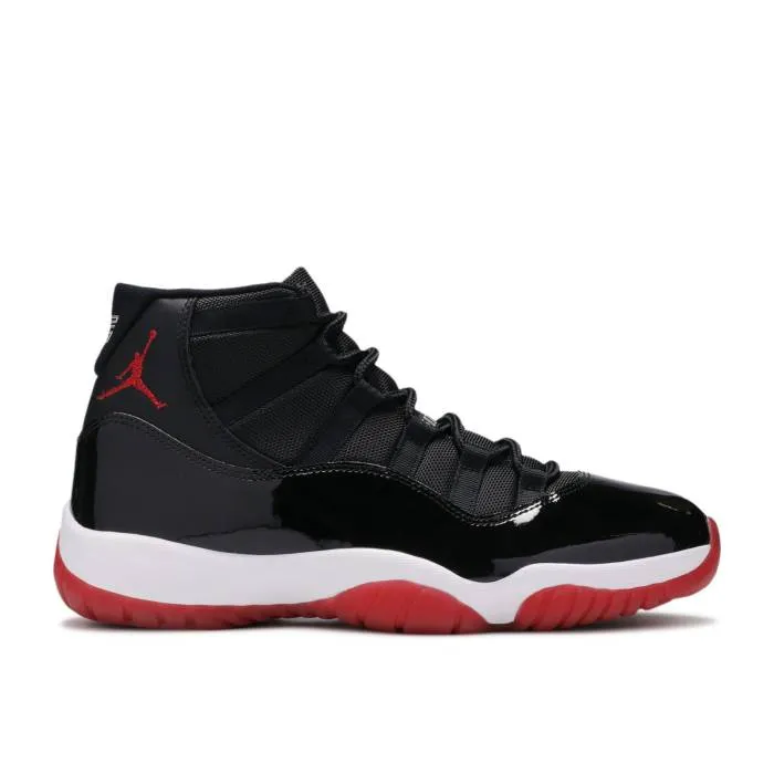 ナイキ エアジョーダン Air Jordan 【 Jordan 11 Retro Bred 2019 Men Black/White/Varsity Red 】 レトロ メンズ 黒色 ブラック 白色 ホワイト Red 赤・レッド