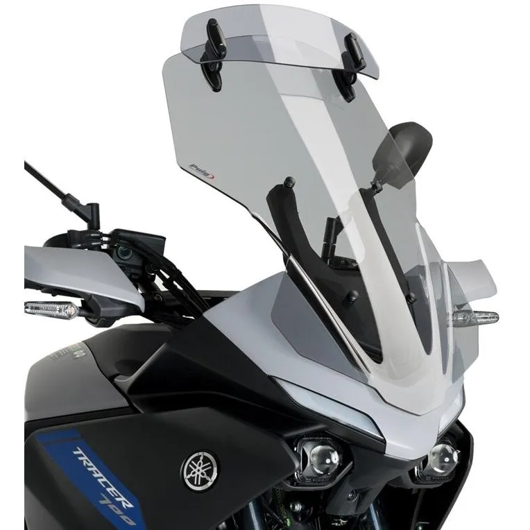 Puig プーチ ツーリングスクリーン バイザー付き TRACER 7 GT 700 Tracer YAMAHA ヤマハ スクリーン 外装