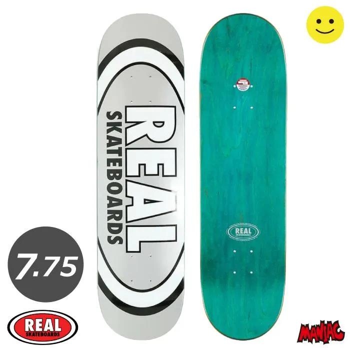 スケボー 子供 キッズ デッキ 単品 スケートボード REAL リアル TEAM CLASSIC OVALS 7.75 MINI