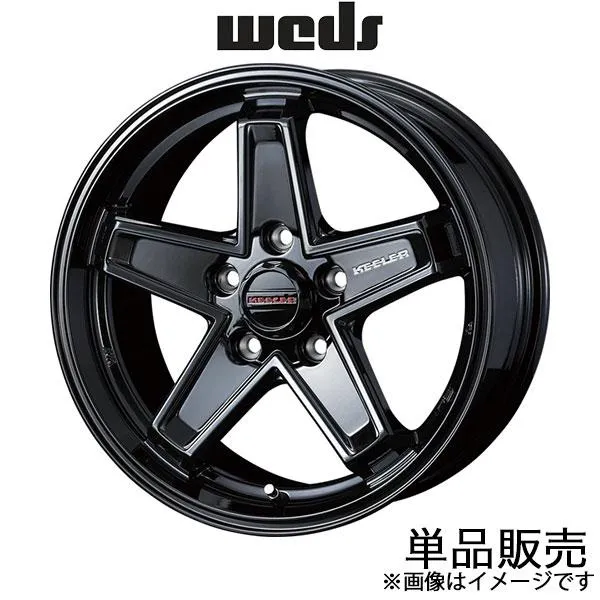 ウェッズアドベンチャー キラータクティクス ジムニー JB23 16インチ アルミホイール 1本 グロスブラック 0039724 WEDS KEELER TACTICS