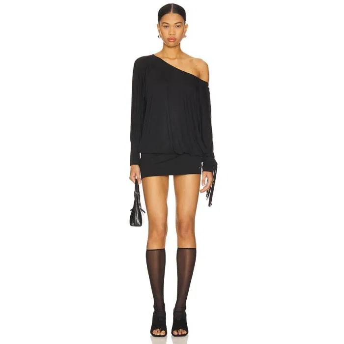 Niihai 【 Charli Fringe Dress Women Black 】 ドレス レディース 黒色 ブラック