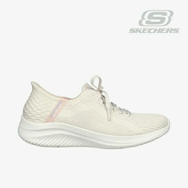 ・SKECHERS｜W Slip-Ins Ultra Flex 3.0 Brilliant Path Wide Fit/ スケッチャーズ/スリップインズ ウルトラ フレックス ブリリアント パス ワイドフィット/ナチュラル #