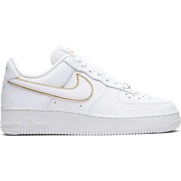 Nike ナイキ レディース スニーカー Nike Air Force 1 Low White Gold Swoosh (Women's) 【サイズ US_7(24.0cm) 】