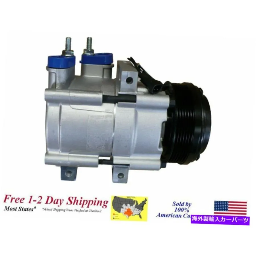AC コンプレッサー 2007-2009マスタング（4.6Lのみ）新しいA / C ACコンプレッサー 2007-2009 Mustang (4.6L only) New A/C AC Compressor