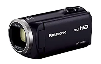 【中古】(非常に良い)パナソニック HDビデオカメラ V360M 16GB 高倍率90倍ズーム ブラック HC-V360M-K