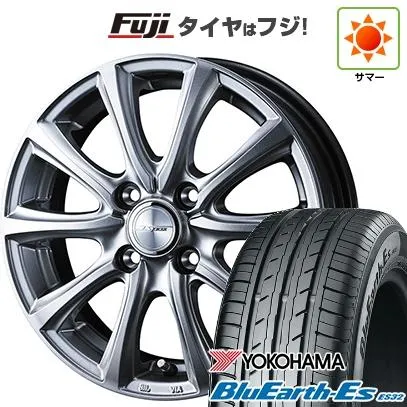 【新品 軽自動車】 夏タイヤ ホイール4本セット 155/55R14 ヨコハマ ブルーアース ES32 WEDS ウェッズ ジョーカー スマッシュ 4.5J 14インチ