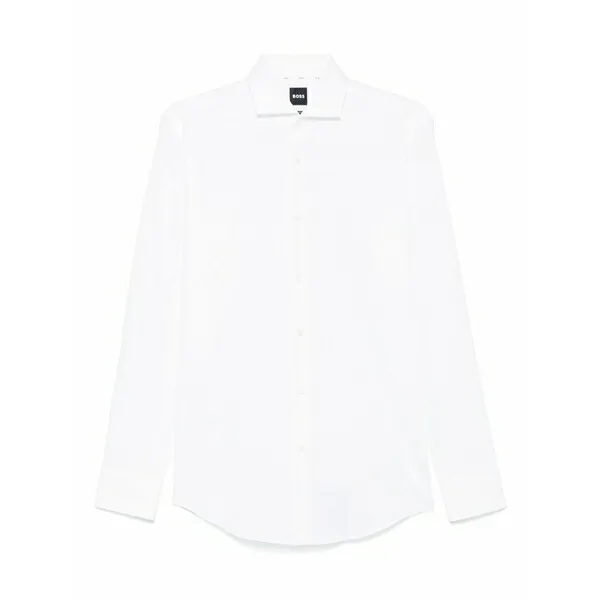 ボス メンズ シャツ トップス H-hank shirt White