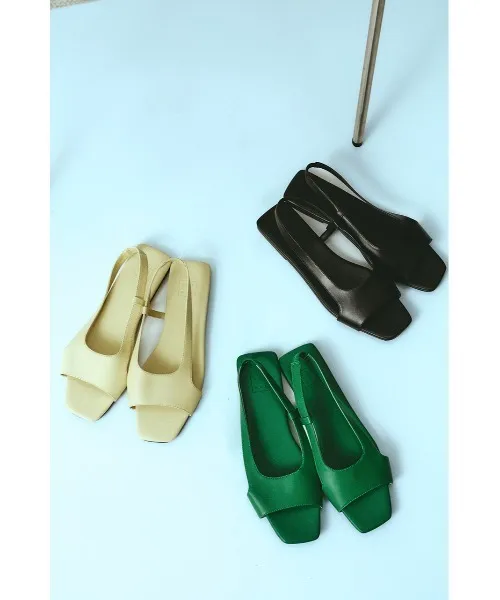 サンダル Minimal leather sandal ミニマル レザー サンダル レディース