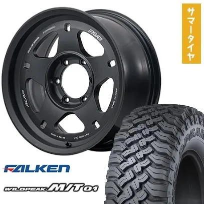 285/70R17 夏タイヤ ホイール4本セット FALKEN ワイルドピーク M/T01 (6/139車用) RAYS A LAP A LAP-05X 17インチ