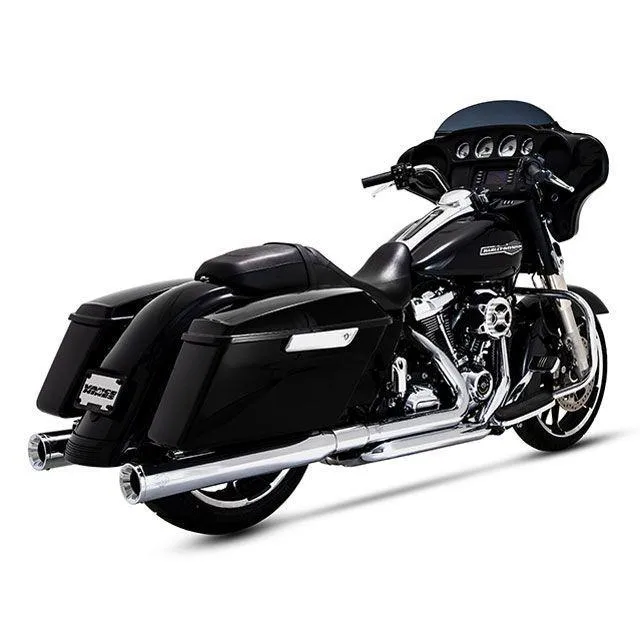 VANCE\u0026HINES ツーリングファミリー マフラー本体 Dresser Duals PCX ヘッドパイプ クローム マフラー バンス