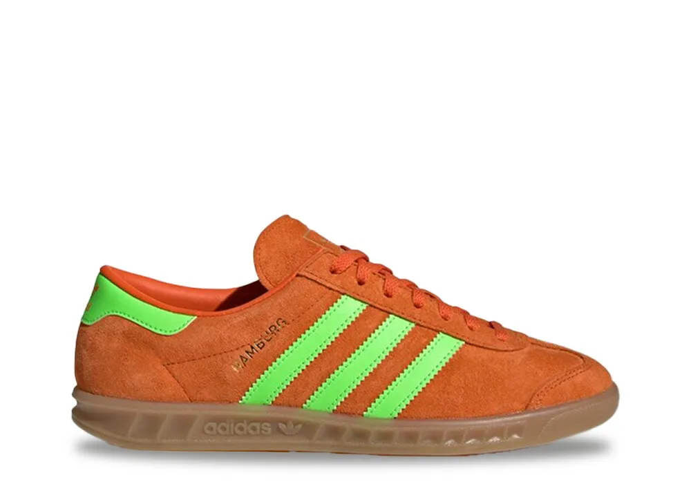 【今だけ500円割引クーポンあり!!】adidas アディダス オリジナルス ウィメンズ ハンブルク オレンジ/ソーラーグリーン/ガム アディダス IH5460 ウィメンズ レディース スニーカー ランニングシューズ 21SN-IH5460