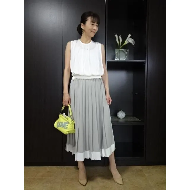 blue greed （Apaiser lame アぺゼラム）DAIMATSU　春夏40％OFF　スカート