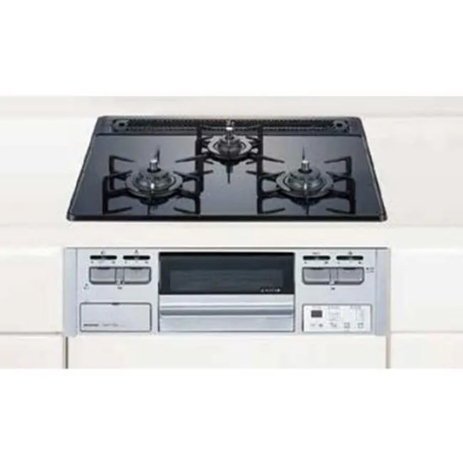 ハーマン DG32V3WTP1SV 13A 都市ガス ビルトイン 3口ガスコンロガラストップ Glass Top無水片面焼 ガスコンロ ガス コンロ