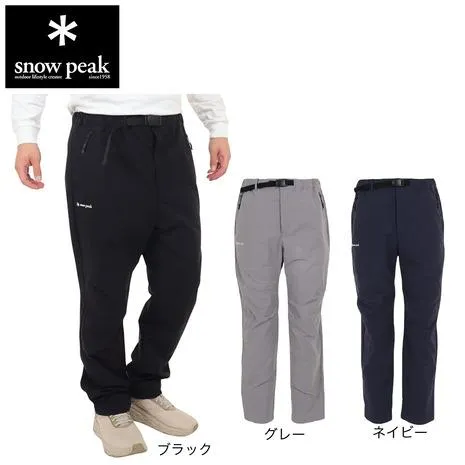 スノーピーク（snow peak）（メンズ）パンツ ボトム ストレッチクロスパンツ SPE-PA-23AU001