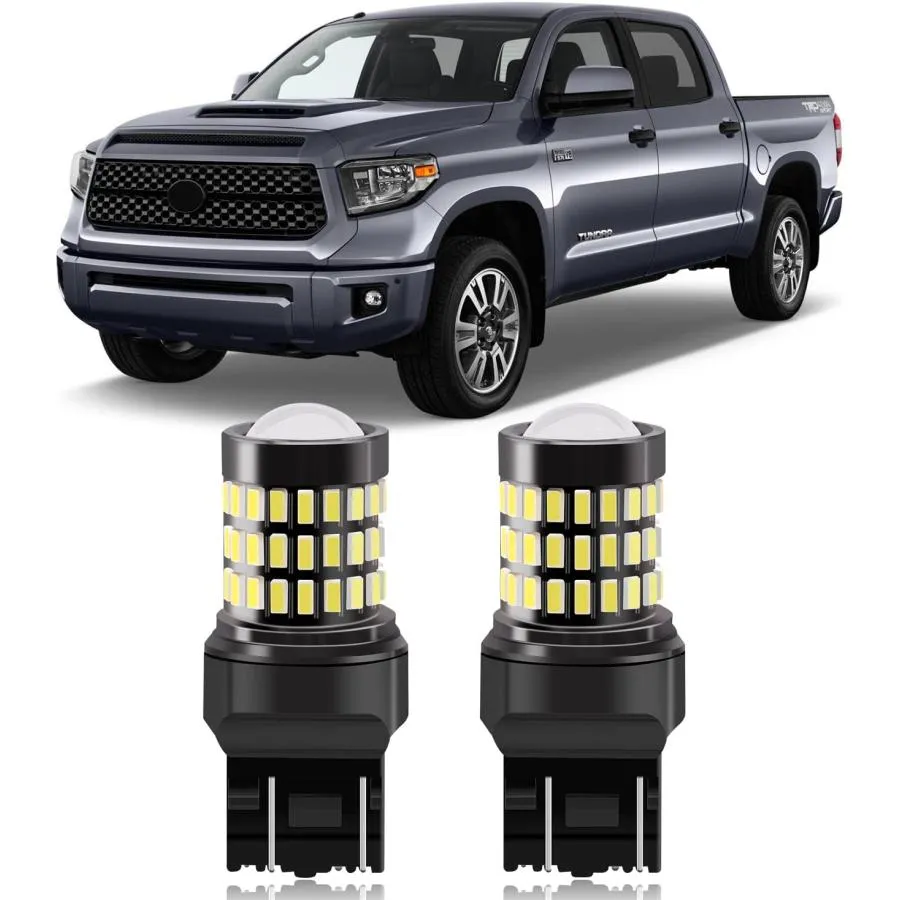 【並行輸入品】MEALAM キセノン ホワイト T20 7443 7444 7440 LED電球 プロジェクターバックアップリバースライト付き 201