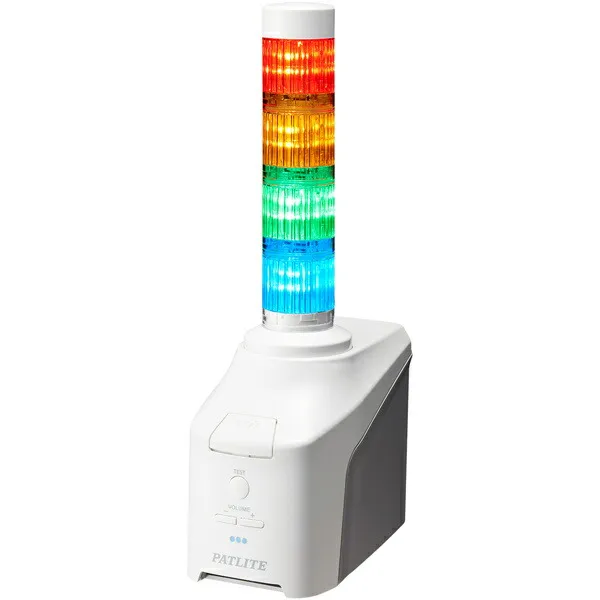 【送料無料】パトライト NHB4-4-RYGB ネットワーク制御信号灯 直径40mm/ 4段/ 赤黄緑青/ ACアダプタ付属【在庫目安:お取り寄せ】| パソコン周辺機器