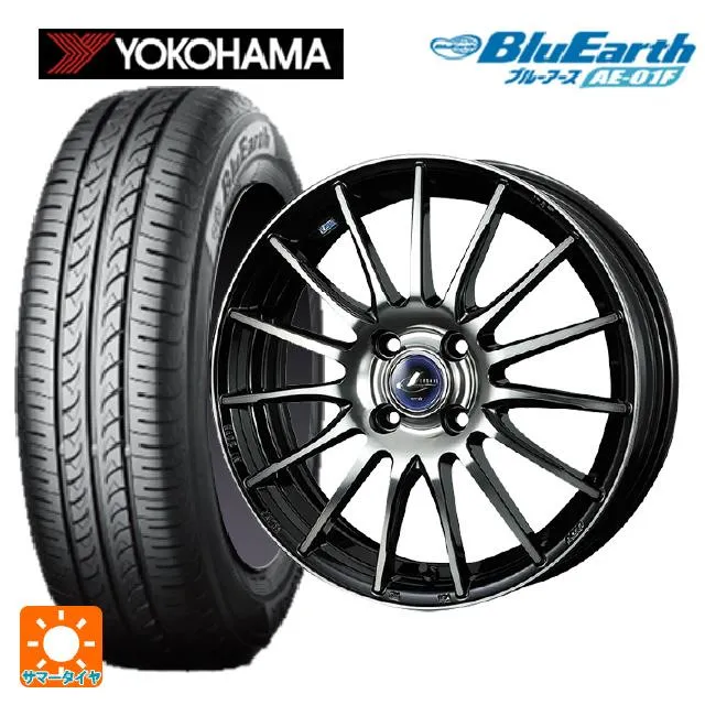 トヨタ ヤリス(10系)用 185/55R16 83V ヨコハマ ブルーアース AE01F レオニス ナヴィア05