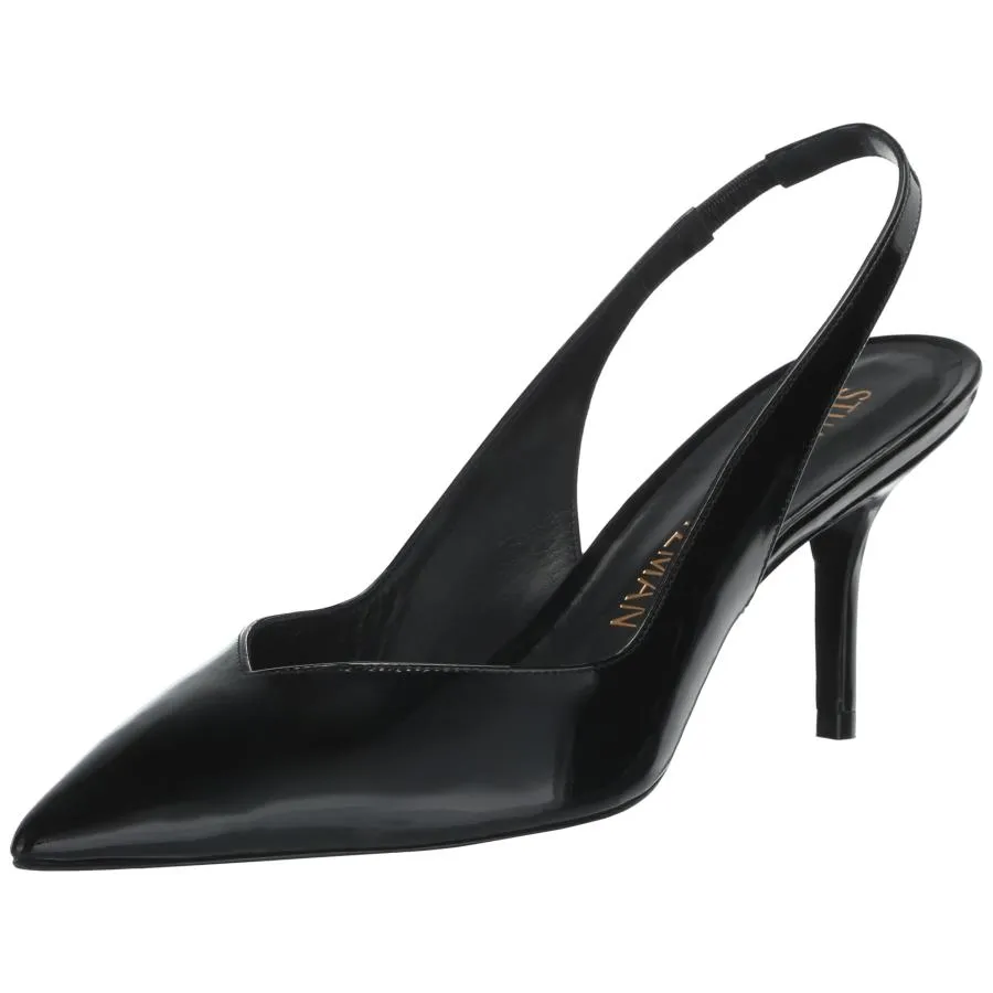 【並行輸入品】Stuart Weitzman レディース Eva 75 スリングバックパンプス, ブラック, 10 Stuart Weitzma