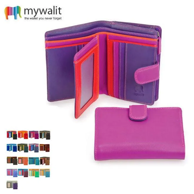 財布 2つ折り ウォレット mywalit マイワリット カーフ レザー MY390 お種銭付