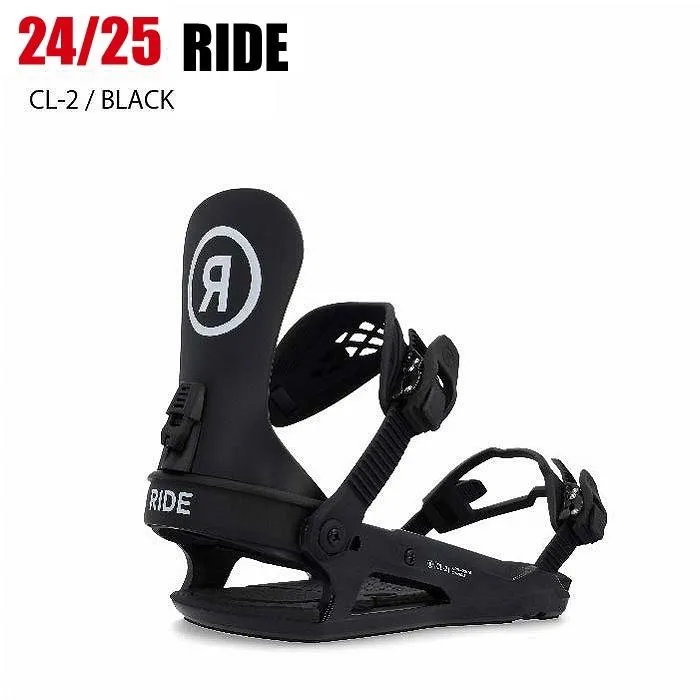 2025 RIDE ライド CL-2 シーエル シリーズ BLACK  24-25 レディース スノーボード ビンディング バインディングST