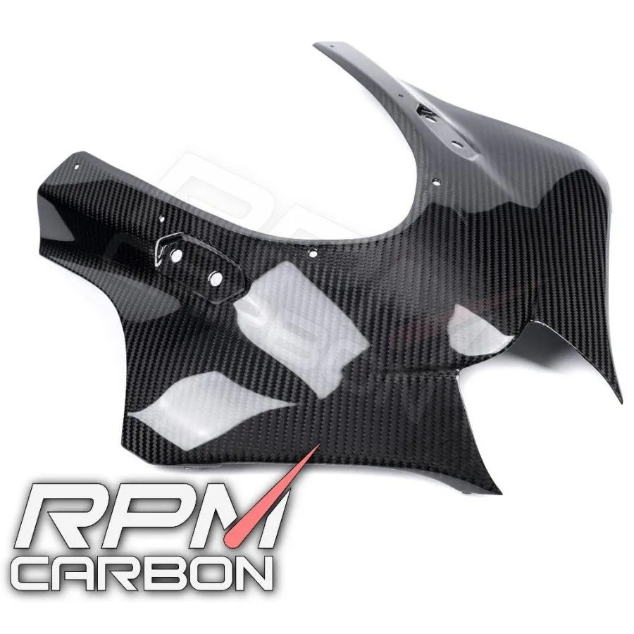 RPM CARBON アールピーエムカーボン フロントカウル GSX-R1000 (Gixxer/GSXR) 仕上げ：ツヤなし / 仕様：綾織 SUZUKI スズキ アッパーカウル・フロントカウル
