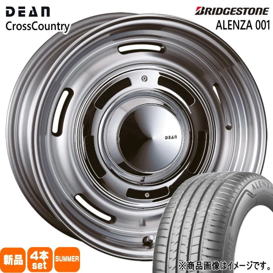 デリカD:5 アウトランダー  ブリヂストン 225/55R18  ALENZA 001 夏用 サマータイヤ DEAN CROSS COUNTRY 18インチ