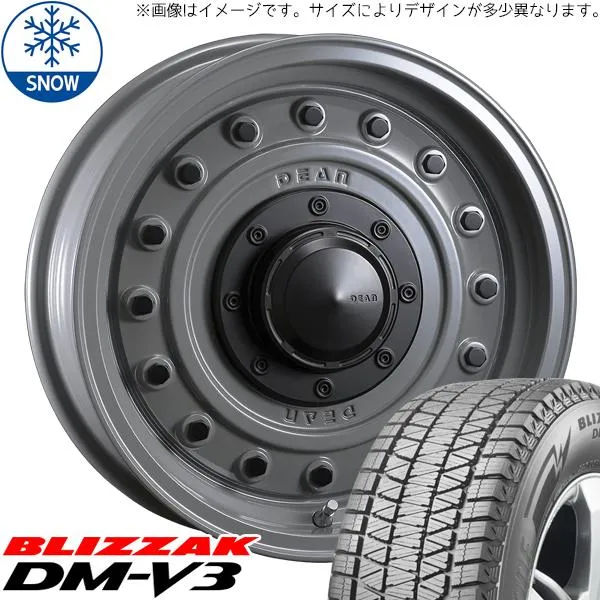 ハイエース 200系 215/70R16 スタッドレス | ブリヂストン DM-V3 \u0026 コロラド 16インチ 6穴139.7